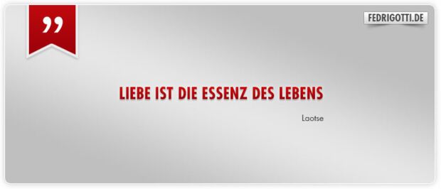 LIEBE ist die Essenz des Lebens